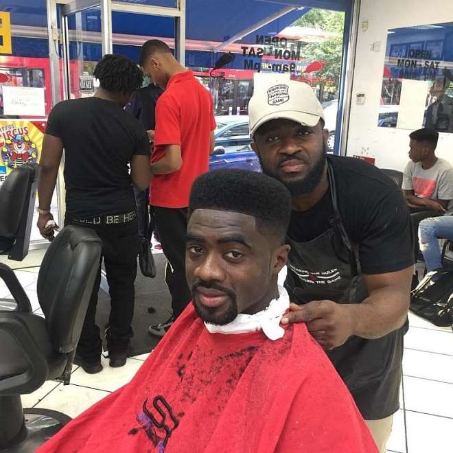 Photos Meet The Ghanaian Barber For Premier League Stars