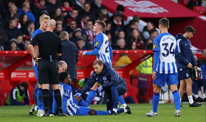 Tariq Lamptey Suffers Fresh Injury In Brighton S Win Against Nottingham