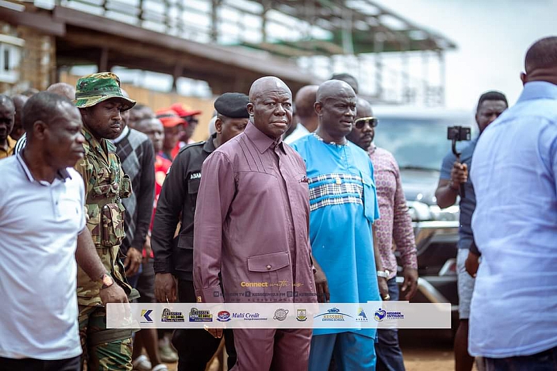 IN PICTURES Asantehene Otumfuo Osei Tutu II Visits Asante Kotoko S