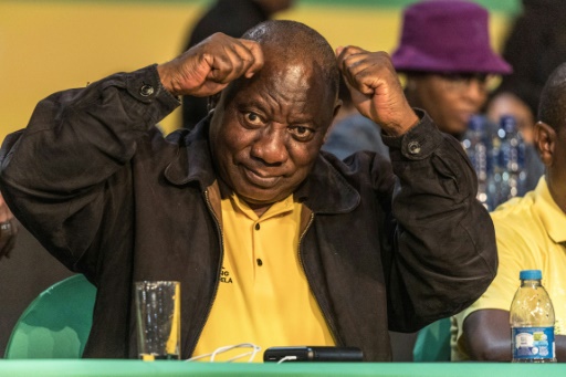 S Africa S Ruling Anc Re Elects Ramaphosa As Party Chief