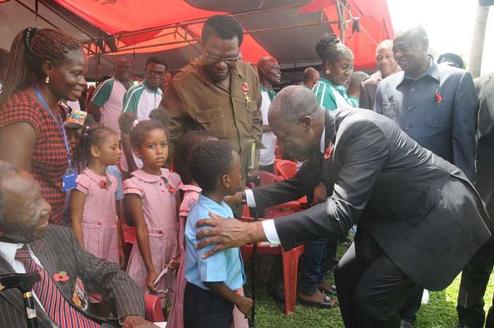 VEEP AMISSAH-ARTHUR INTERACT WITH GRAND KIDS OF SOME VERTRANCE.