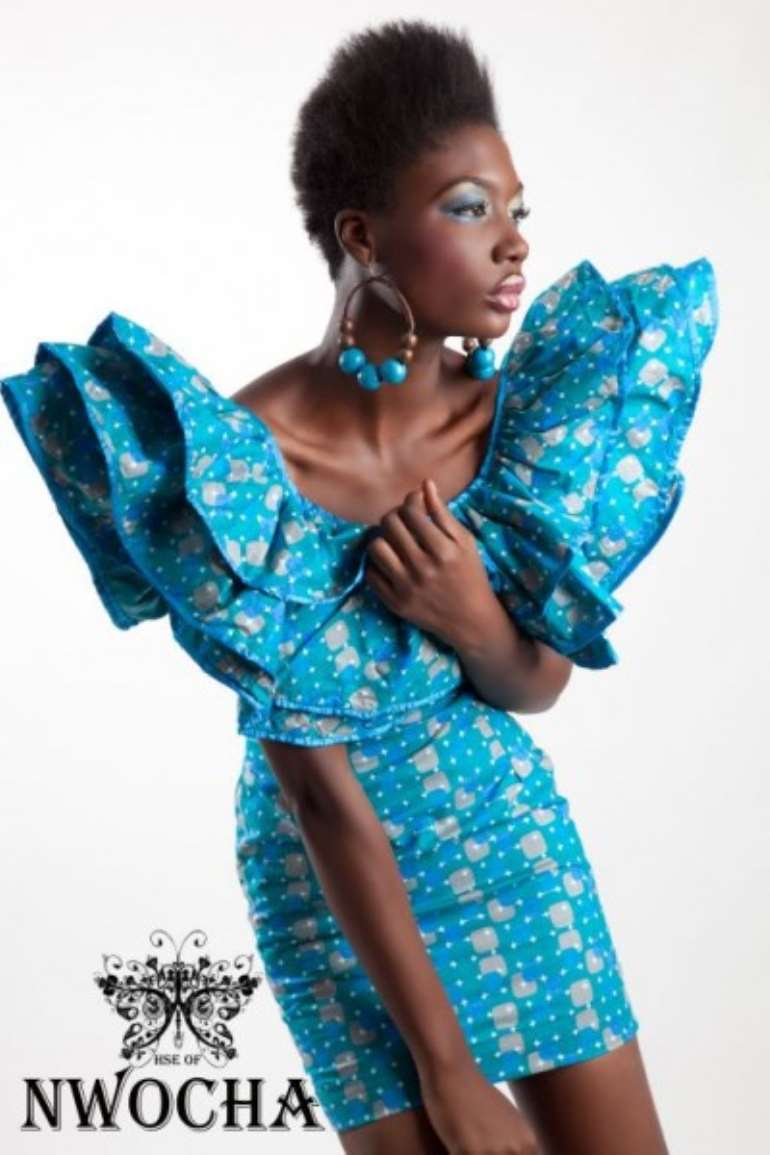 Designer Ugonna Omeruo is best known for her personal style on the red carpet. However, Ms. Omeruo is ready to share her personal style with the rest of us. She has come up with her own label, House of Nwocha.The new collection is called “Zion” and was inspired by “an Asian Samurai Painting and has a colour mix of fuchsia pink, royal blue & black. The collection reveals an array of long classic dresses and edgy short pieces with Asian silk fabrics soft in texture and flows in peace like a nile“.