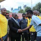 Visit to Black Stars Camp; 11th Extraordinary AU Summit