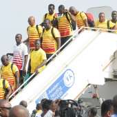 Veep Welcomes Gallant Black Stars Home After AFCON In Equatorial Guinea
