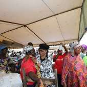 Accra Floods: First Lady Commiserates With Market Women