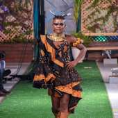 Wiyaala models at Accra Fashion Week