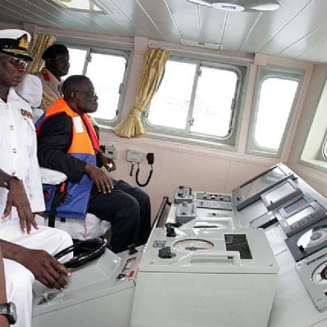 President Mills Commissions Ghana Navy Ships