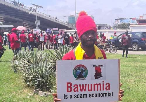 Photos from Arise Ghana's demonstration dubbed KromAyeShe