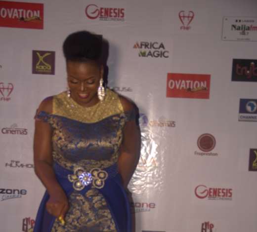 Funmi Holder Cutting Her Birthday Cake