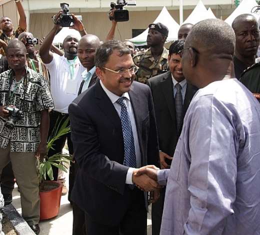 Inauguration of the Wheat Milling Plant by H.E. President Mills