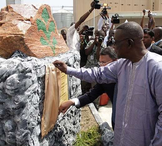 Inauguration of the Wheat Milling Plant by H.E. President Mills