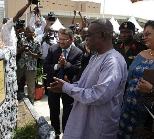 Inauguration of the Wheat Milling Plant by H.E. President Mills
