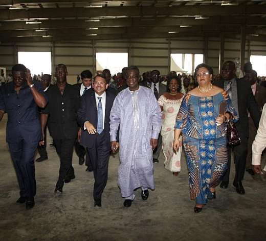 Inauguration of the Wheat Milling Plant by H.E. President Mills