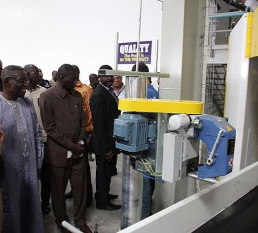Inauguration of the Wheat Milling Plant by H.E. President Mills