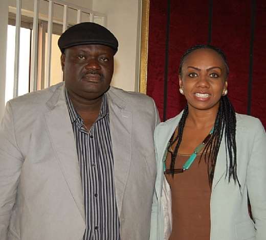 OTUNBA MICHEAL AJAYI & FORMER MISS GHANA INNA PATTY