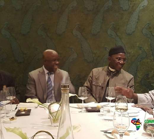 chief obasanjo at private dinner with minister of youth and other leaders medium