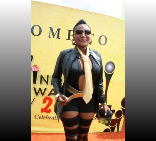 She baby. Hmmm, dis one na serious something :-) Is she an actress?