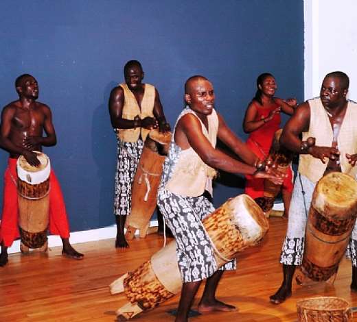 African native drumming and dance group: NGOMA ZA KONGO from Congo Brazzaville