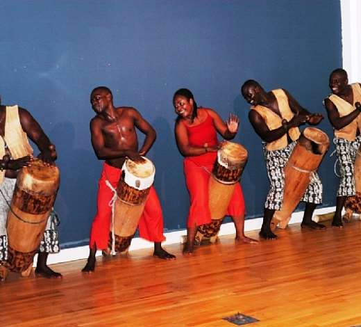 African native drumming and dance group: NGOMA ZA KONGO from Congo Brazzaville