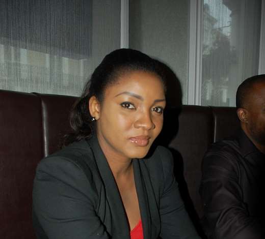 Omotola connects her LAST FLIGHT TO ABUJA.