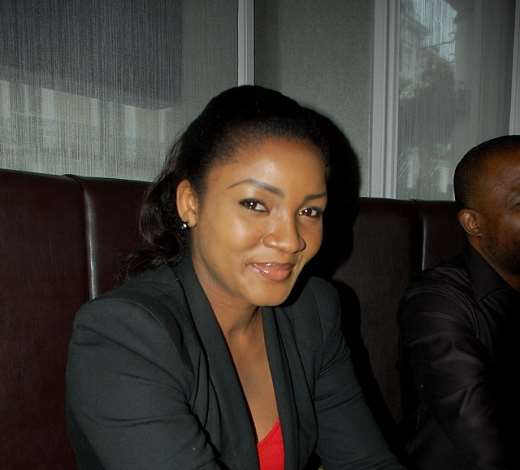 Omotola connects her LAST FLIGHT TO ABUJA.