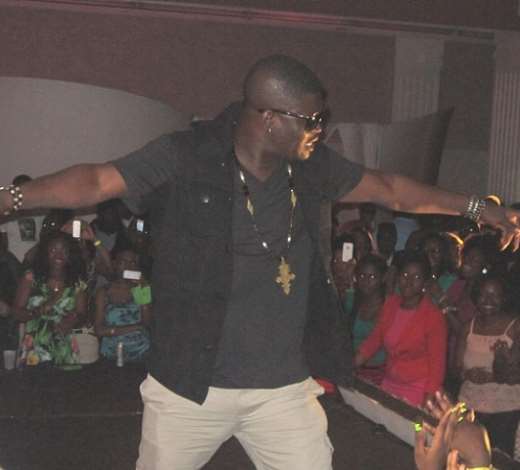 CASTRO WORKING THE STAGE