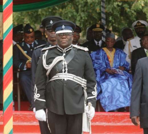 IGP TAKES SALUTE TO THE NATIONAL ANTHEM