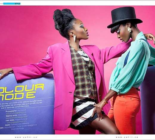 Seyi Shay on the cover of Y! Africa