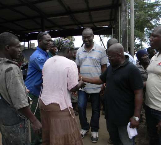Akufo-Addo Tour Cape Coast
