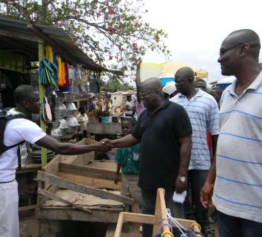 Akufo-Addo Tour Cape Coast
