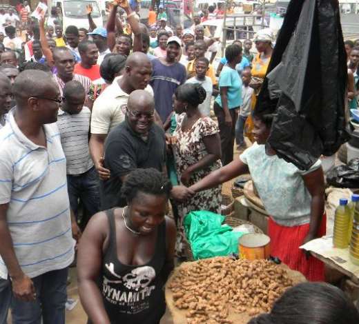 Akufo-Addo Tour Cape Coast