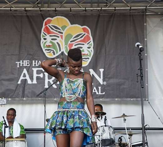 Wiyaala Thrills Patrons At The Hague African Festival In Netherlands