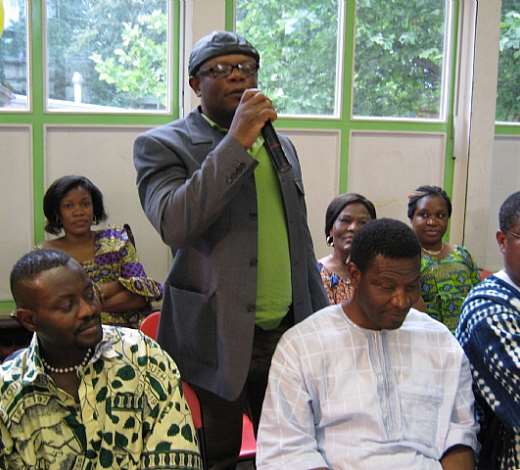 A Delegate contributing to the program