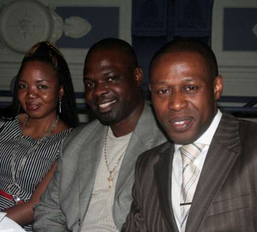 SHOGGY TOSH WITH NIGERIAN GOSPEL STAR BEE DEE & HER MANAGER TOM