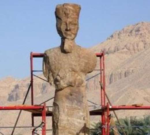 AFP. Amenhotep III s statue. Luxor, Egypt.