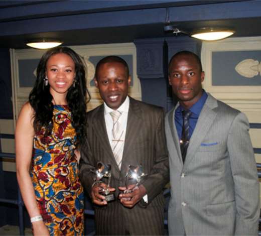 SHOGGY TOSH WITH NIGERIAN INTERNATIONAL SONE ALUKO & HIS GUEST OSI EGOLE