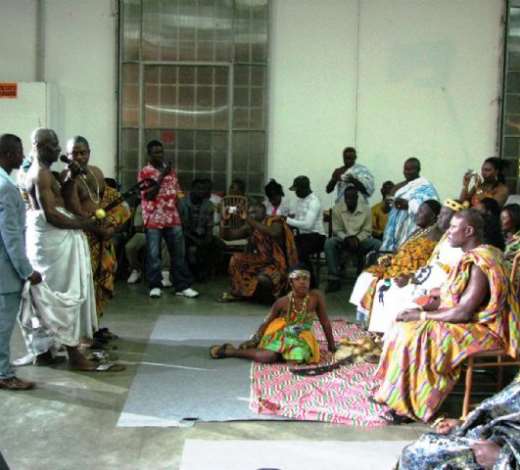 Kente Show Festival in Modena, Italy.