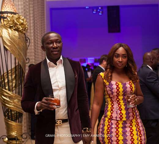 Nana Kwame Bediako, Ceo Of Kwarleys Group With Wife