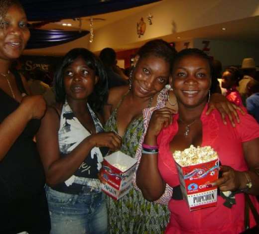 THE LADIES WERE THERE IN THEIR ELEMENT
