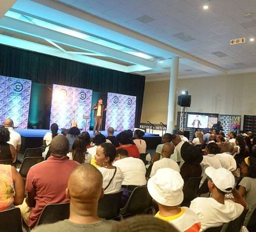 TATS NKONZO DURING THE COMEDY SHOW.JPEG