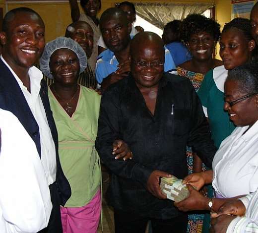 NANA ADDO DONATES TO THE HOSPITAL