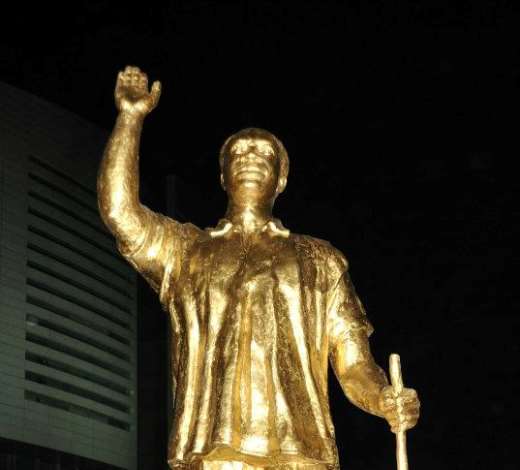 President Mills Unveils Kwame Nkrumahs Statue At The New AU Head