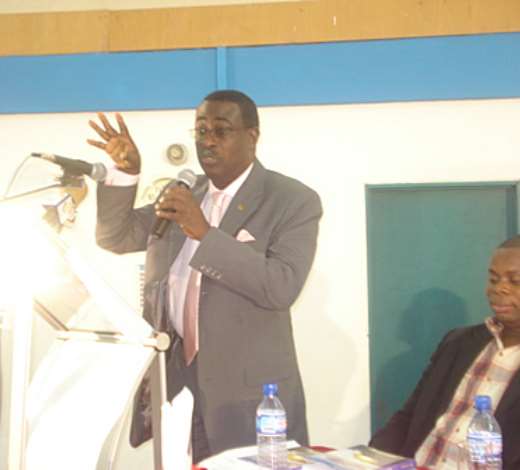 Captain Budu Koomson in his element
