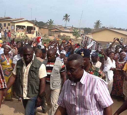 President Mills On A Days Working Visit In The Central Region