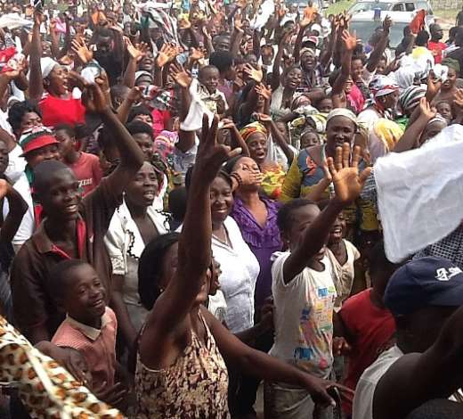 President Mills On A Days Working Visit In The Central Region