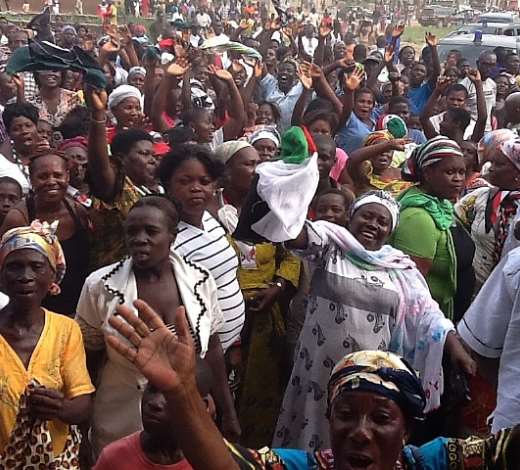 President Mills On A Days Working Visit In The Central Region