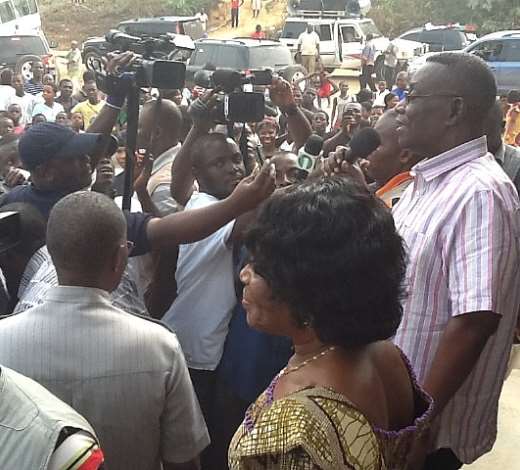 President Mills On A Days Working Visit In The Central Region