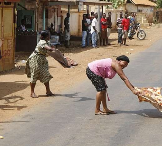 President Mills On A Days Working Visit In The Central Region