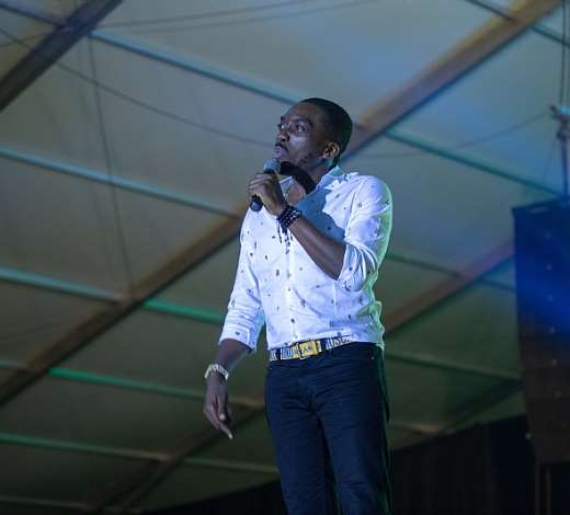 Comedian Bovi, Salvador, Basket Mouth Light Up Glo Lafftafest In Accra