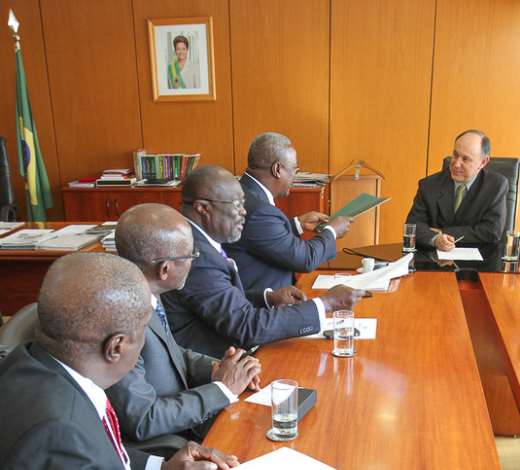 VP JOHN MAHAMA RECEIVES DETAILS OF THE EQUIPMENT & FINANCING FROM MR. VARGAS
